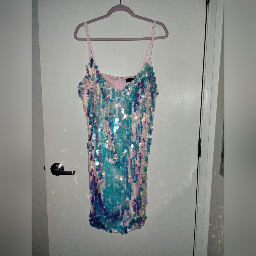 Forever 21 Multicolor Sequin Dress